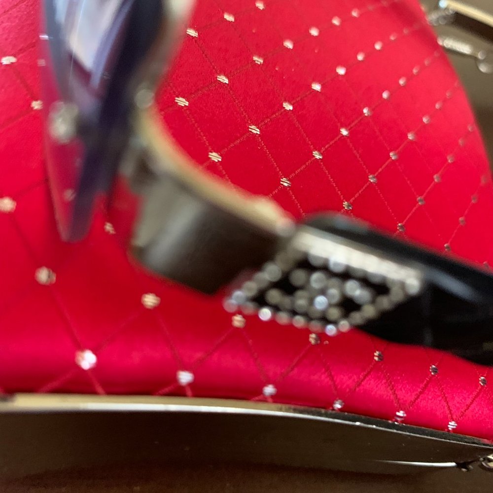 Vintage Chanel Sunglasses (approx 2005) 4130-B Swarovski crystal padded used - Picture 5 of 16